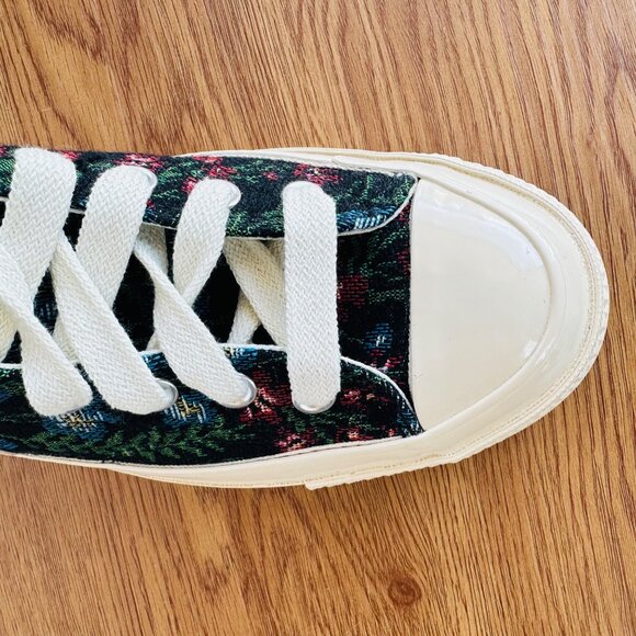 ⭐Converse Chuck 70 Hi Floral Tapestry Sz 7.5 Women's Shoes Sneaker Black A11990C - Picture 10 of 12
